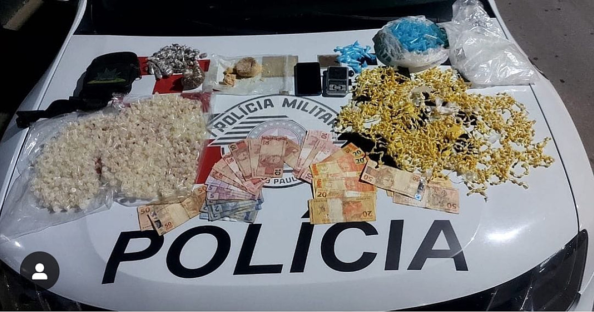 PM flagra traficantes com quase 3 mil pedras de crack em Ilhabela; um é preso