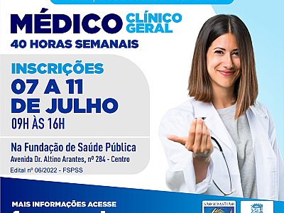Prefeitura de São Sebastião abre processo seletivo para médico clínico geral