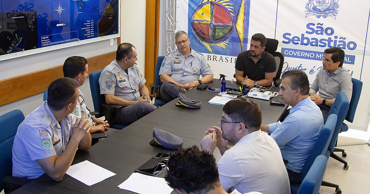 Felipe Augusto recebe presidente da Concessionária Tamoios e Comando da Polícia Rodoviária para discutir nova base de policiamento