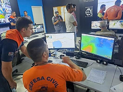 Defesa Civil de SP emite alerta de tempestade para o litoral; calor continua e temperatura pode ultrapassar os 30 graus nesta quinta-feira