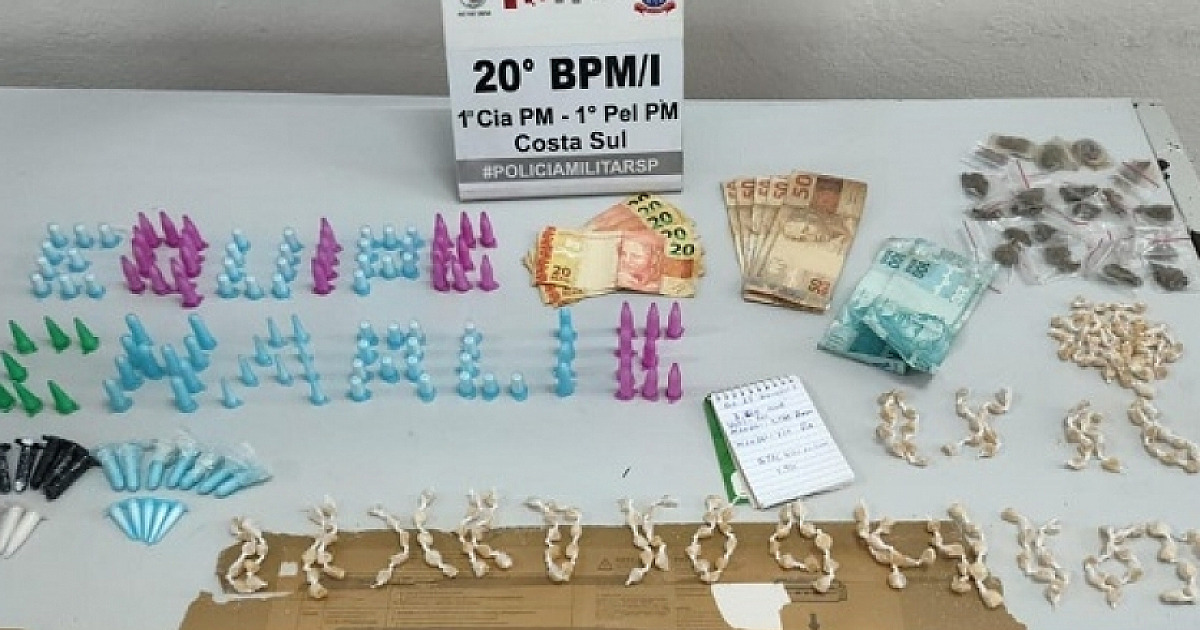 Homem é preso por tráfico de drogas em Boiçucanga, São Sebastião