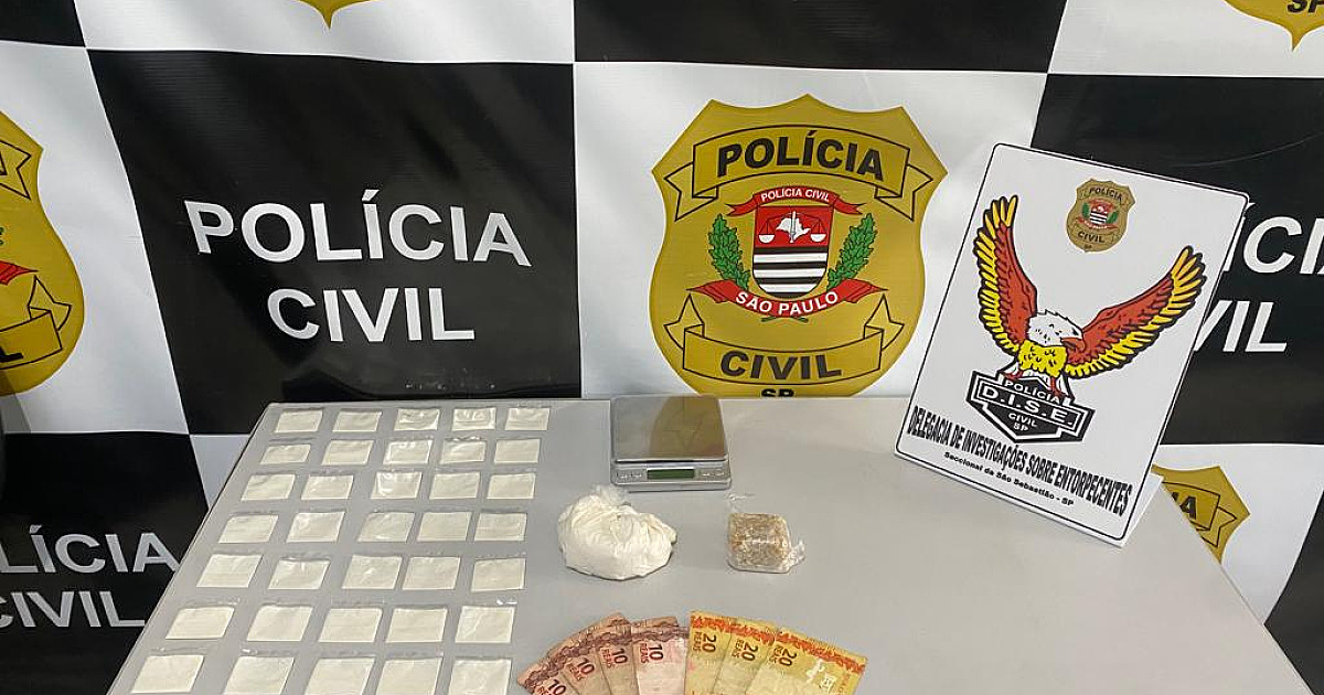 Dise prende traficante e apreende "pedra bruta" de crack que renderia outras 240 pedras para venda