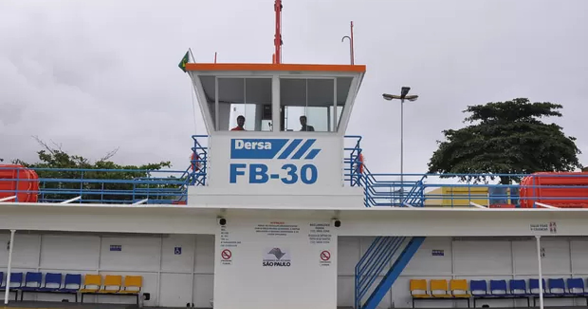 Governo faz entrega da reforma da balsa FB-30 nesta terça-feira em São Sebastião
