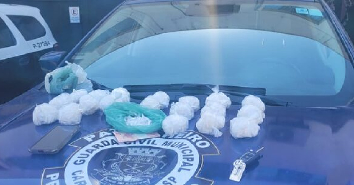 Guarda Civil prende mulher com 1,4 mil porções de droga em Caraguatatuba