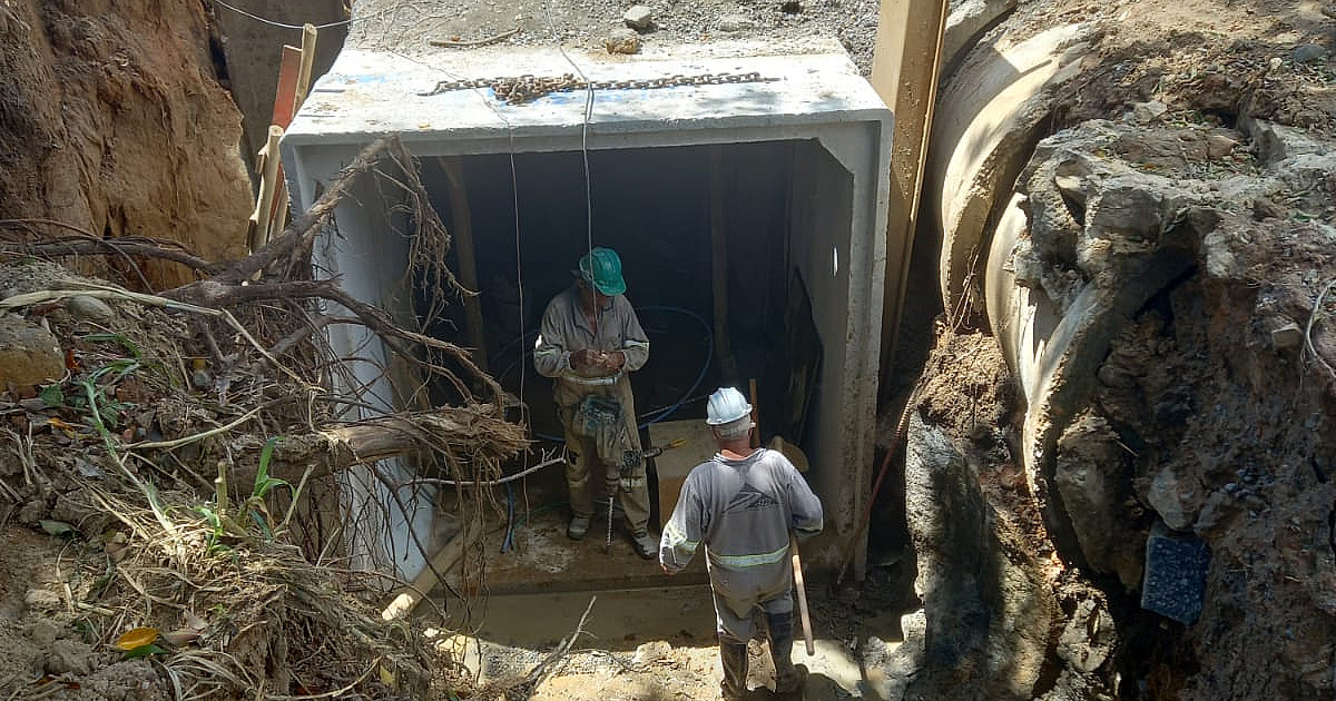 Obras de drenagem apresentam resultados positivos após chuva intensa em Ilhabela