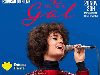 Longa-metragem gravado em São Sebastião sobre a cantora Gal Costa é exibido no Teatro Municipal