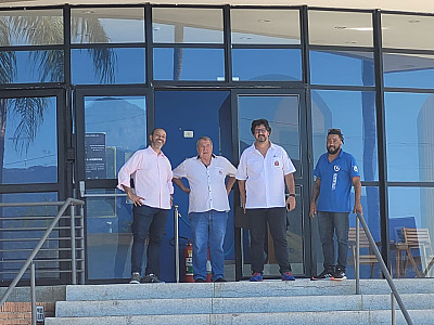 Representantes da Secretaria de Esporte do Estado visitam espaços esportivos de São Sebastião que serão usados nos Jogos Abertos