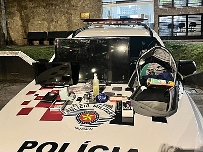 Homem é preso em flagrante durante furto em Caraguatatuba