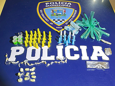 Ação preventiva da Polícia Municipal resulta em apreensão de drogas na Baleia Verde