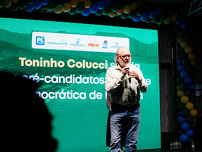 Frente Democrática confirma a candidatura de Toninho Colucci a prefeito de Ilhabela
