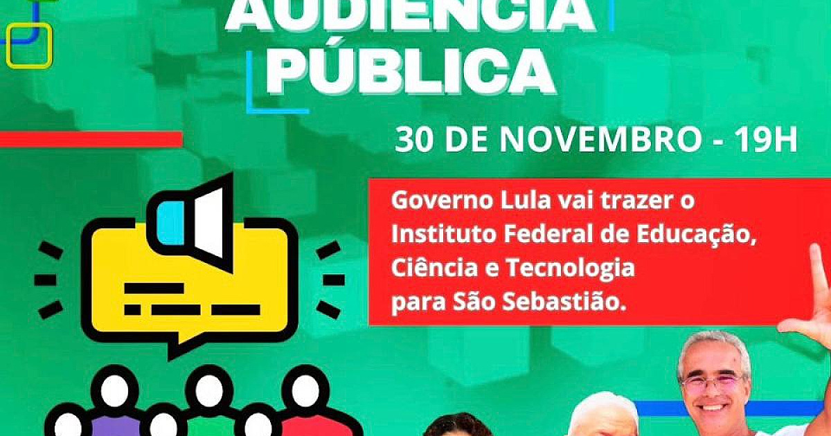 PT reúne filiados e população para debater chegada de campus do IF em São Sebastião