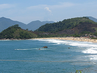 Turista morre afogado na praia Vermelha do Norte em Ubatuba