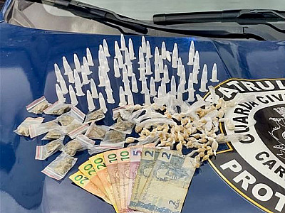 Homem é preso por tráfico de drogas próximo a escola em Caraguatatuba