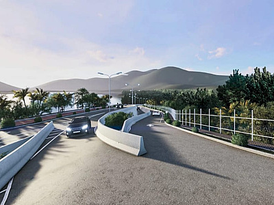 Antigo desejo da população, obra do novo acesso viário e cicloviário de Ilhabela segue em ritmo acelerado
