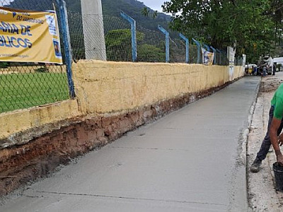 Prefeitura de São Sebastião inicia obra de adequação de calçadas em Barra do Una