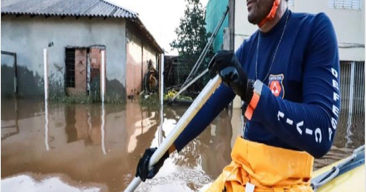 S.S envia mais de 30 mil litros d’ água para vítimas da chuva no Sul