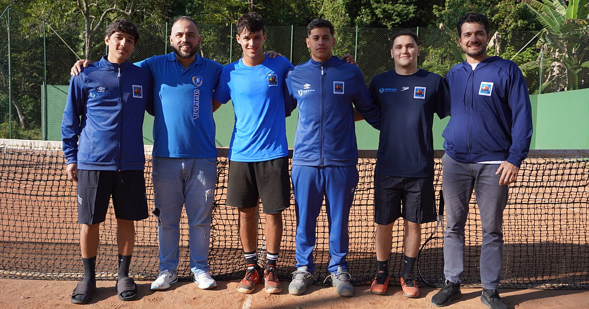 São Sebastião é bronze no tênis de quadra Sub-21 feminino e masculino nos Jogos Regionais 2024