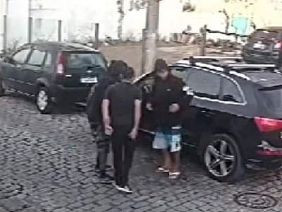 Câmeras de Segurança flagram a violência de ladrões em Ubatuba