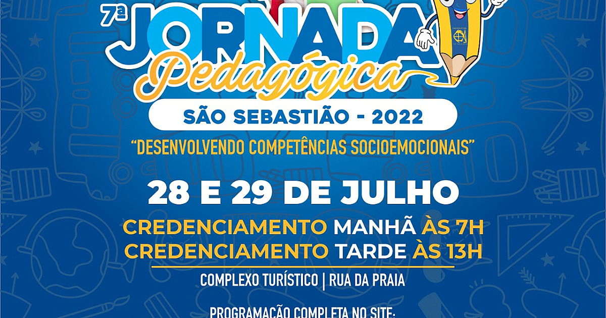 Jornada Pedagógica começa nesta quinta-feira (28) com recorde de inscrições em São Sebastião