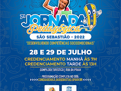 Jornada Pedagógica começa nesta quinta-feira (28) com recorde de inscrições em São Sebastião