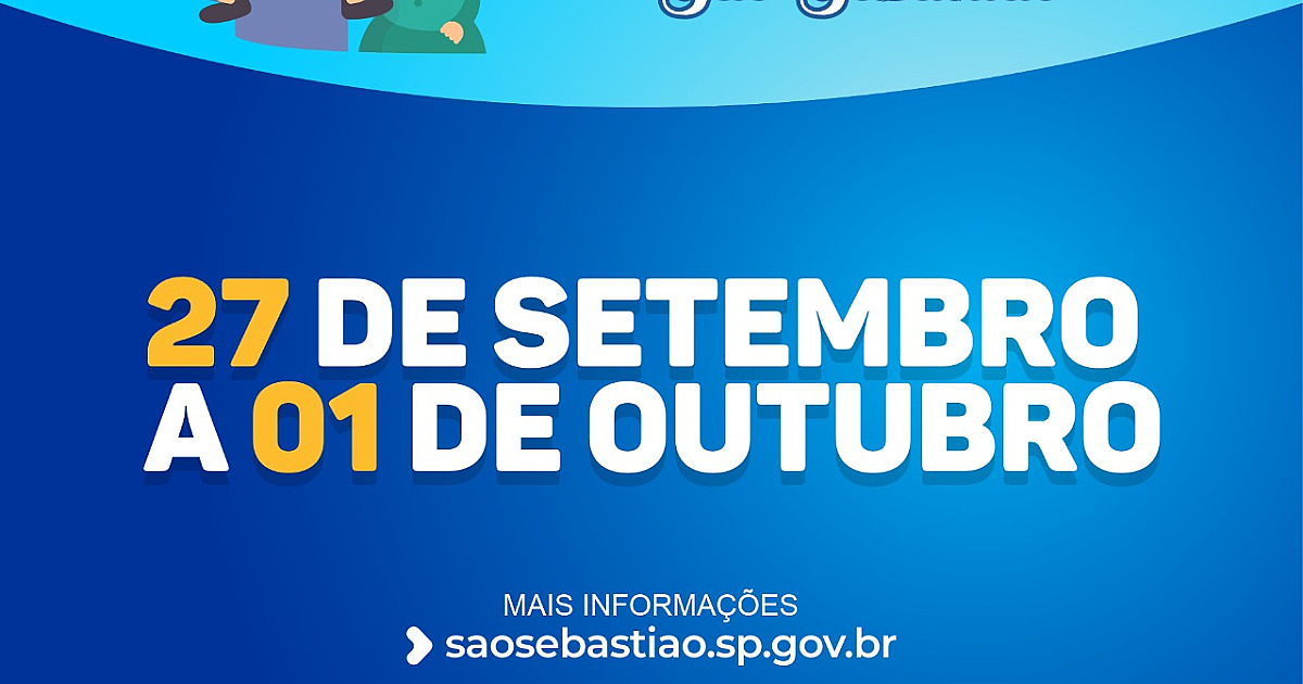 6ª Semana Municipal da Pessoa Idosa começa dia 27 de setembro