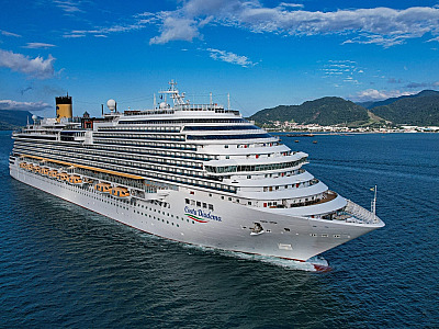 Navios de cruzeiro trazem cerca de 11 mil turistas americanos, argentinos e alemães à Ilhabela a partir desta segunda-feira (2)
