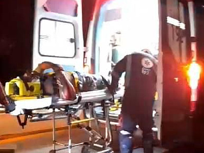 Motoboy fica ferido em acidente na Costa Sul de S.S