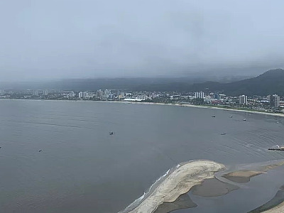 Frente fria provoca queda na temperatura e chuva na região