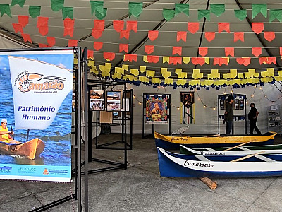 Espaço da Memória celebra e divulga cultura tradicional caiçara no 26º Festival do Camarão