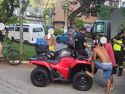 Operação integrada ‘Praia Segura’ apreende mais quatro quadriciclos em Maresias e Juquehy