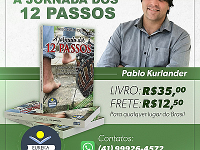 Psicólogo lança 3ª edição do livro "A Jornada dos 12 passos"