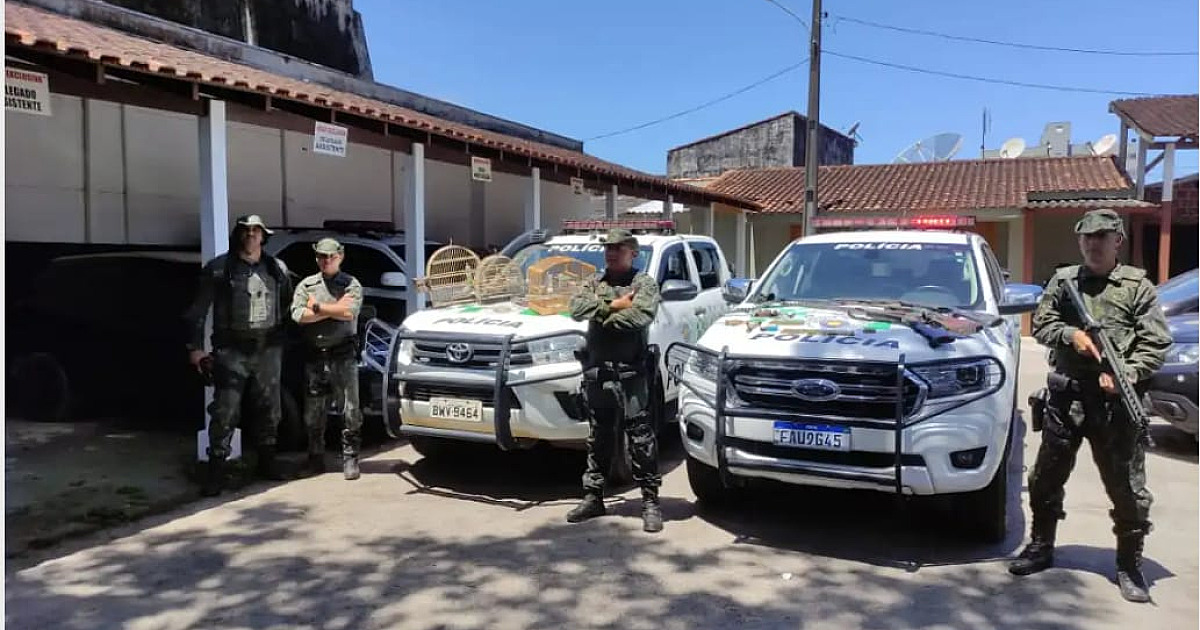 Ambiental surpreende pai e filho caçadores em Ubatuba