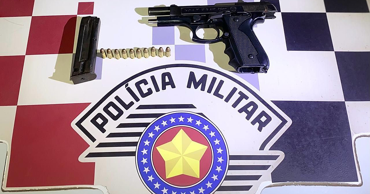 Suspeito de homicídios e violência doméstica, homem é preso em Caraguatatuba com pistola 7.65