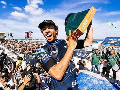 Sem chance dos surfistas do LN, título em Saquarema fica com Yago Dora