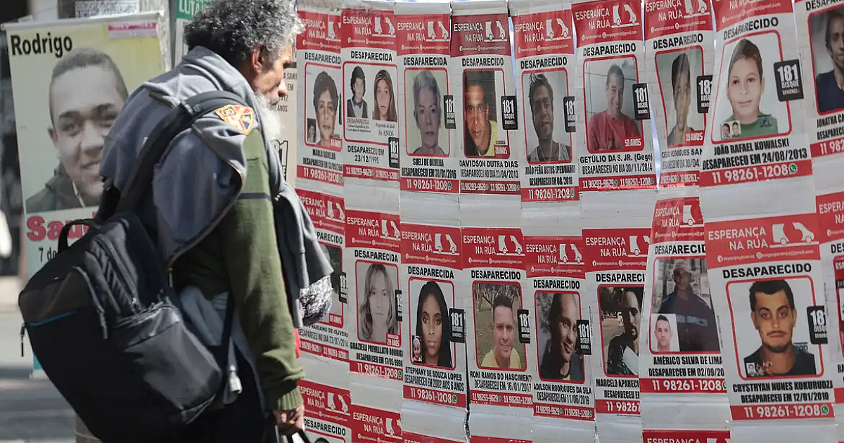 Brasil registrou 84,7 mil desaparecidos em 2025; média de 232 por dia