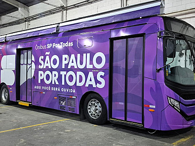 Ônibus SP Por Todas chega em São Sebastião em outubro com serviços de acolhimento e proteção as mulheres