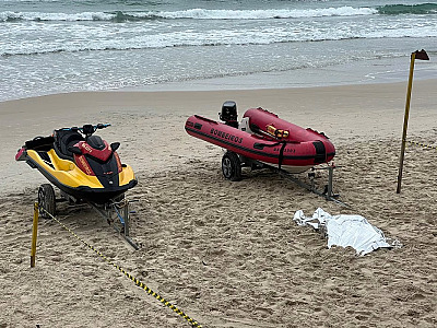 Corpo é encontrado na água em frente à Praia Grande, em Ubatuba