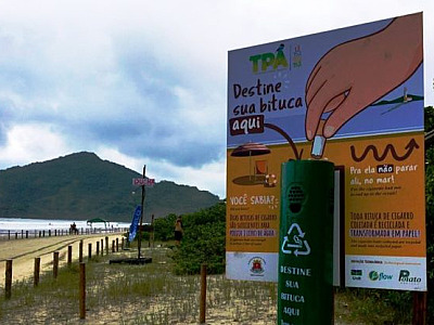 Projeto de coleta de bitucas cresce e retira lixo tóxico
