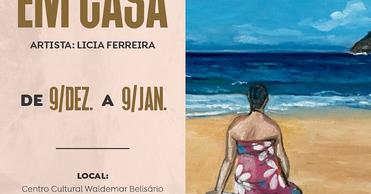 Exposição “Em casa” segue aberta para visitação em Ilhabela