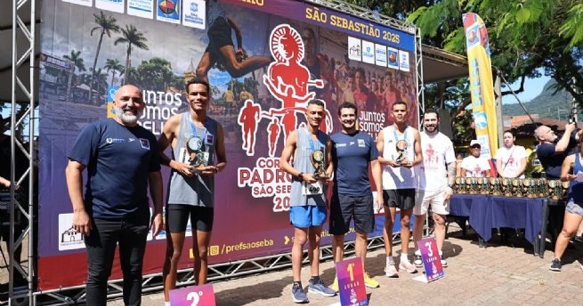 Corrida do Padroeiro de São Sebastião reúne corredores de diferentes gerações nas ruas da cidade