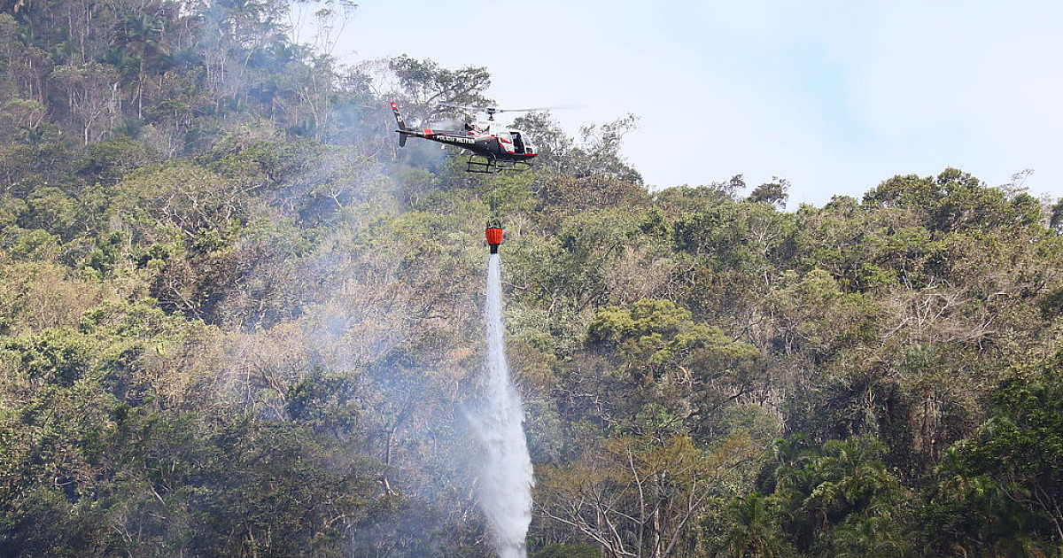 Operação SP Sem Fogo reforça prevenção e combate a incêndios em Caraguatatuba