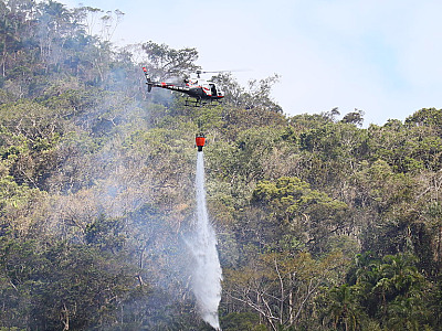 Operação SP Sem Fogo reforça prevenção e combate a incêndios em Caraguatatuba