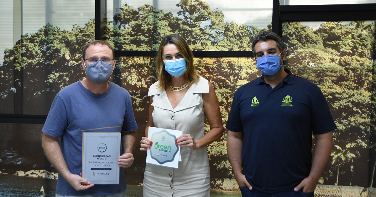 Prefeitura de Ilhabela entrega 8ª certificação do Selo Green Ilhabela