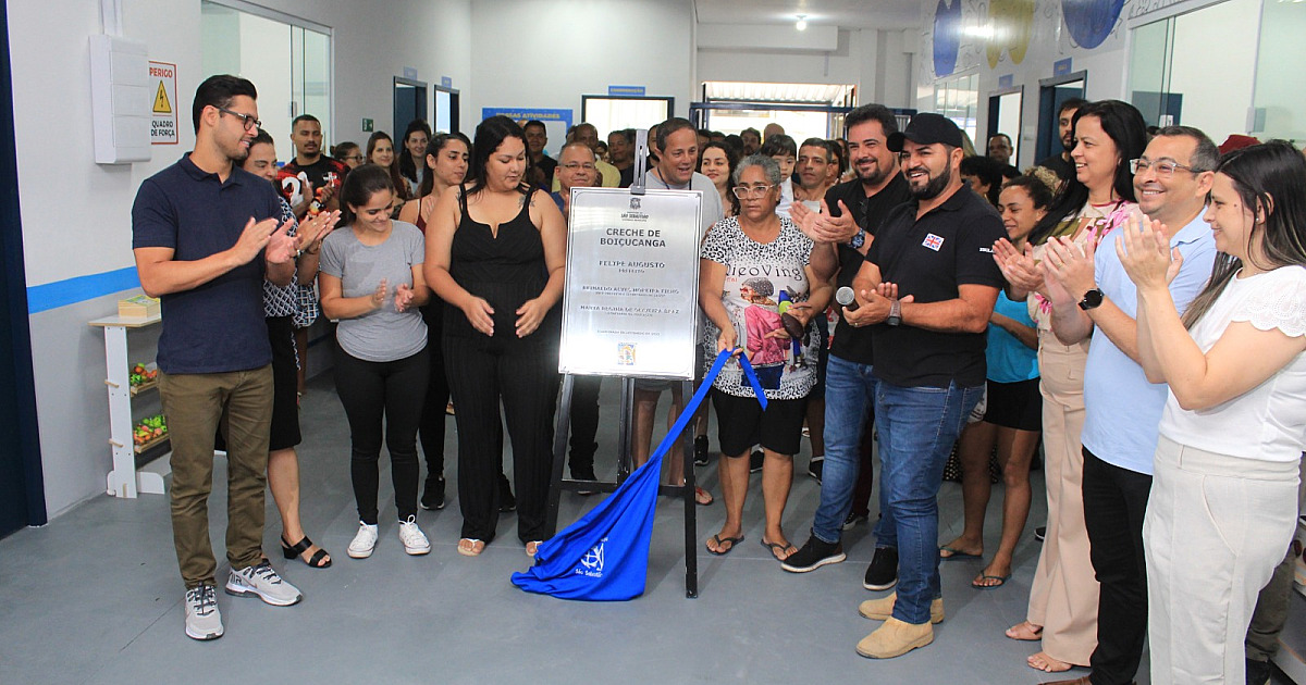 Felipe Augusto inaugura nova Creche em Boiçucanga e anuncia construção de outra cinco vezes maior