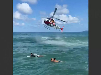GBMar faz resgate heroico de banhistas em Ubatuba