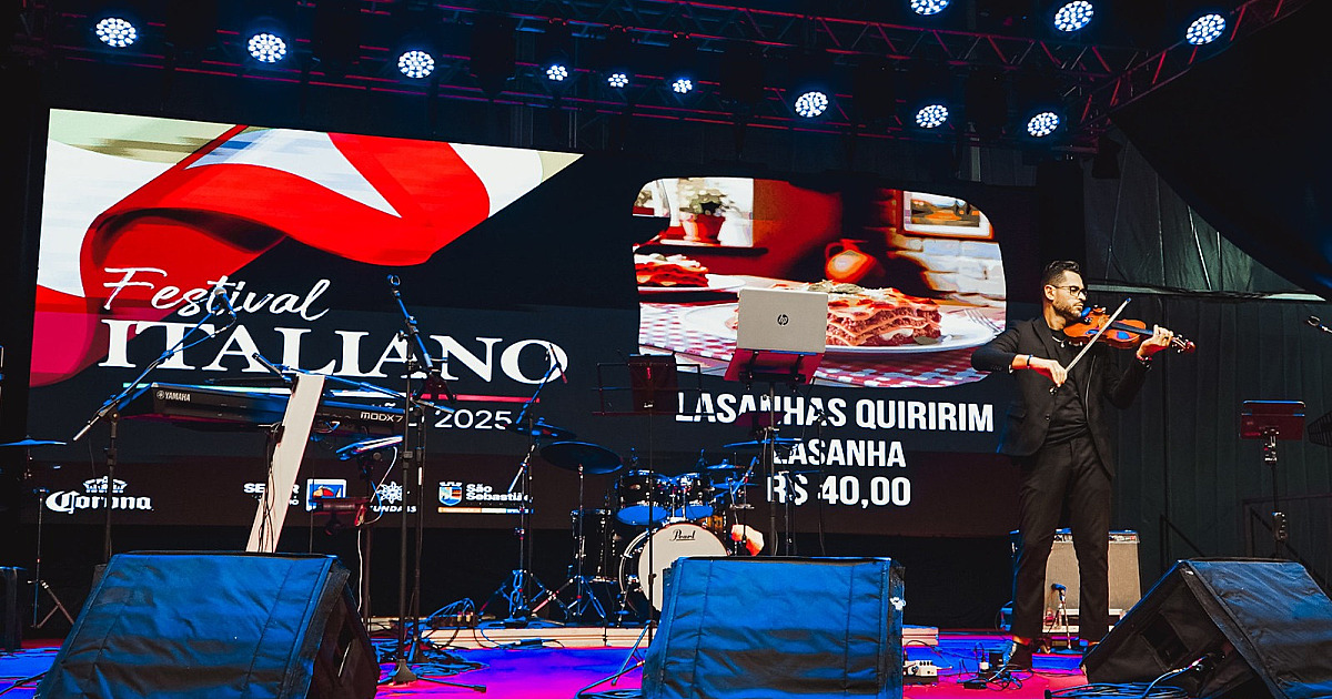 Festival Italiano de São Sebastião 2025 em dose dupla recebe atração internacional neste fim de semana