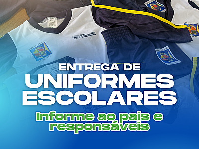 Prefeitura de São Sebastião inicia entrega de novos uniformes escolares