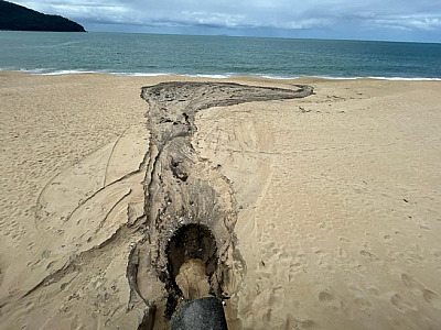 Prefeitura autua condomínio Alcatrazes por infração ambiental na Praia de Boiçucanga