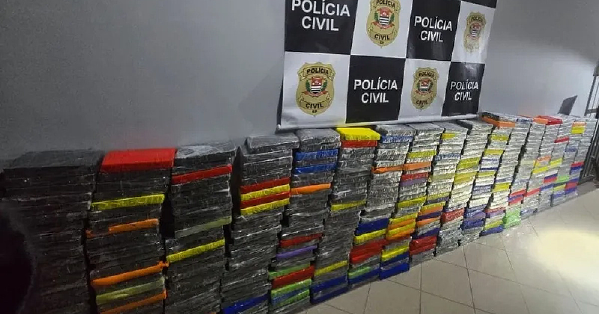 Polícia apreende mais de 500 quilos de cocaína em São Sebastião