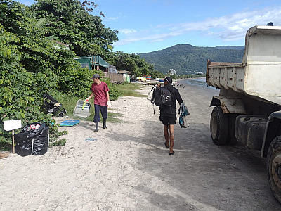 Operação conjunta desarticula acampamentos irregulares em Ubatuba